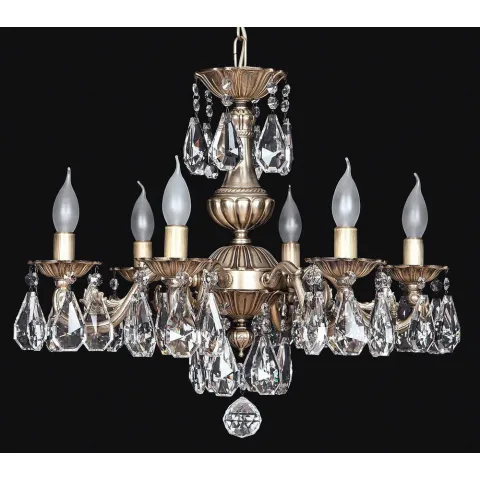 Candelabru Alama, Cristale, Bohemia, E14, EL010860609PT, Crystal