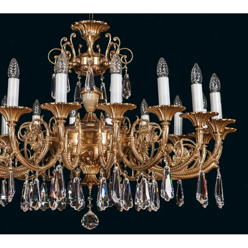 Candelabru Cristale, Bohemia, E14, EL0108611809, Crystal