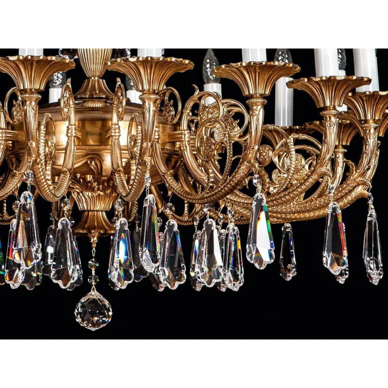 Candelabru Cristale, Bohemia, E14, EL0108611809, Crystal