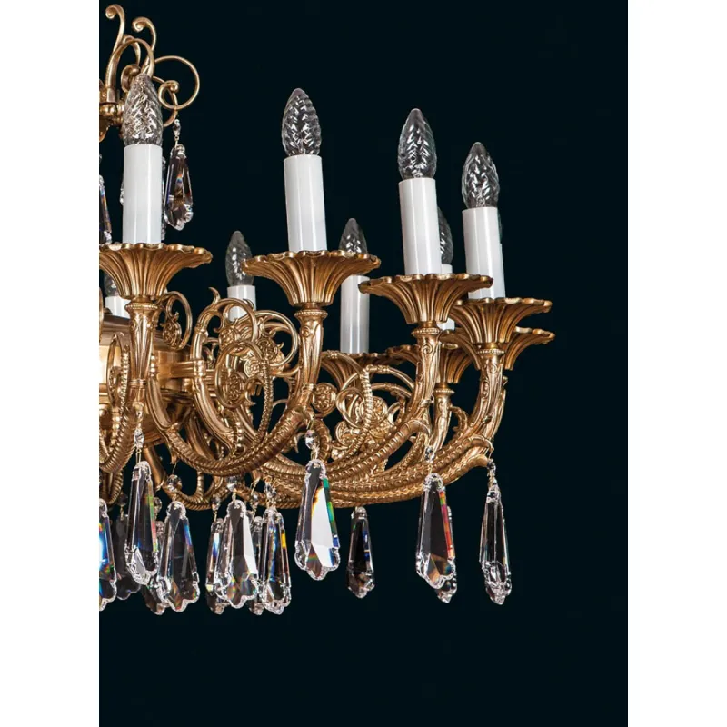 Candelabru Cristale, Bohemia, E14, EL0108611809, Crystal