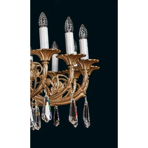 Candelabru Cristale, Bohemia, E14, EL0108611809, Crystal