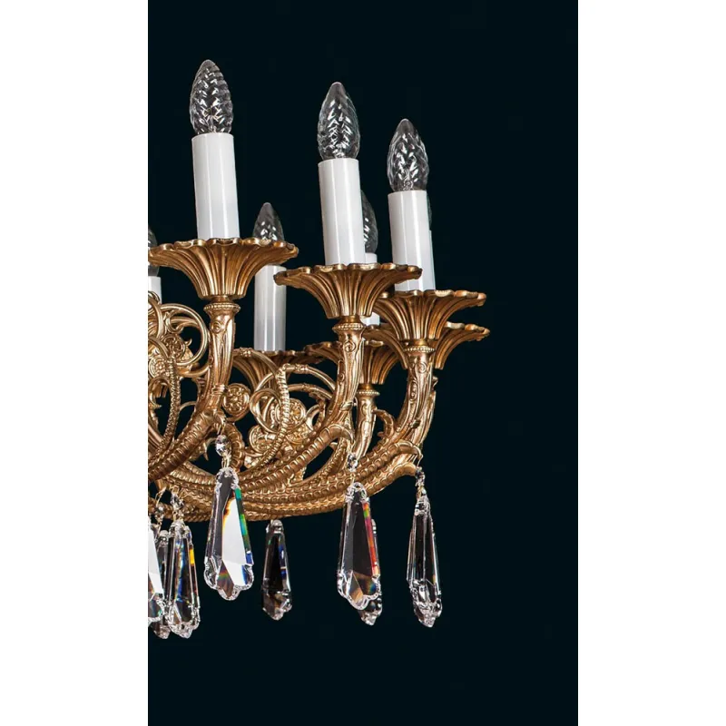 Candelabru Cristale, Bohemia, E14, EL0108611809, Crystal