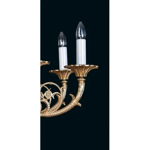 Candelabru Alama, Cristale, Bohemia, E14, EL0108618091, Crystal