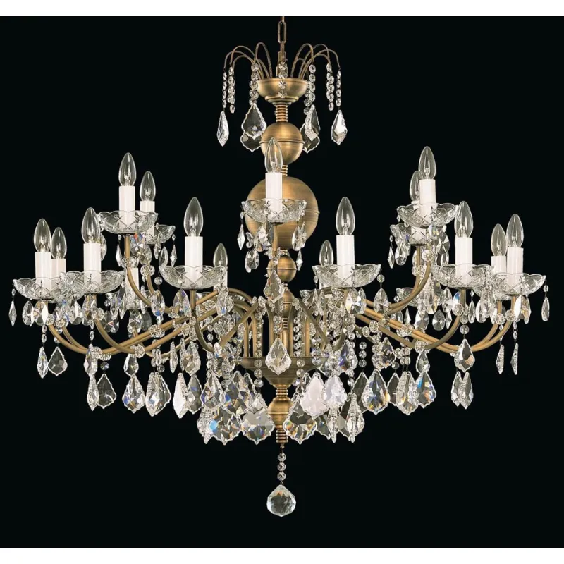 Candelabru Cristale, Bohemia, E14, EL0109001802PT, Crystal