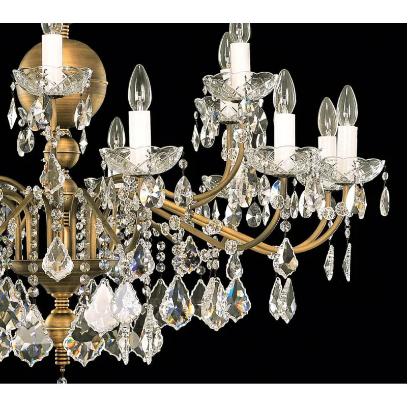Candelabru Cristale, Bohemia, E14, EL0109001802PT, Crystal