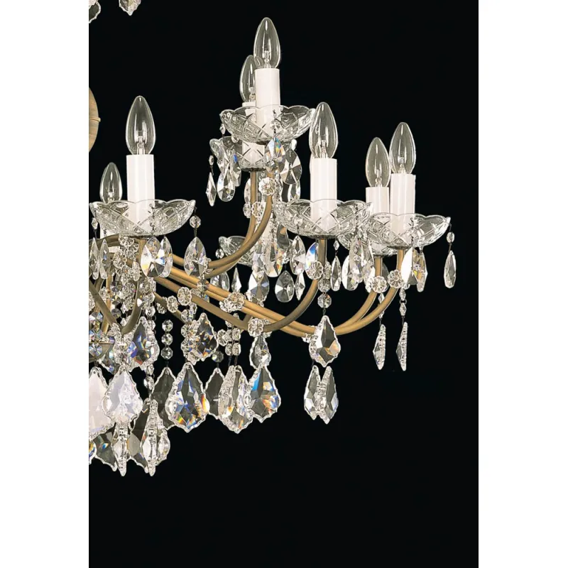 Candelabru Cristale, Bohemia, E14, EL0109001802PT, Crystal