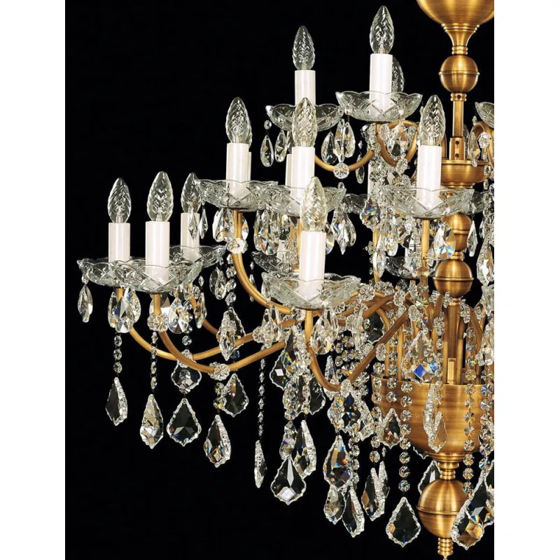 Candelabru Cristale, Bohemia, E14, EL0109003004PT, Crystal