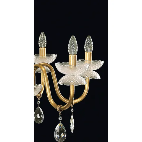 Candelabru Cristale, Bohemia, E14, EL010906601MPT, Crystal