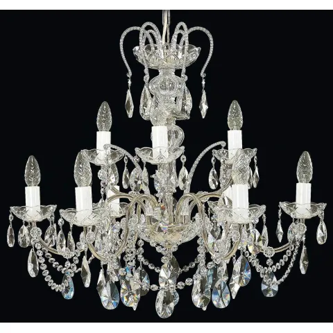 Candelabru Cristale, Bohemia, E14, EL010915902, Crystal