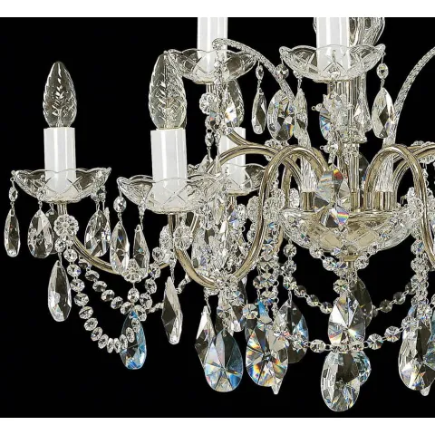 Candelabru Cristale, Bohemia, E14, EL010915902, Crystal