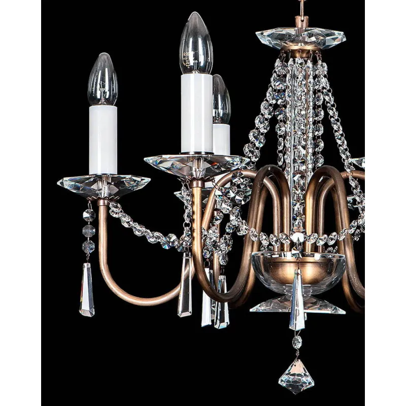 Candelabru Cristale, Bohemia, E14, EL010917603PT, Crystal