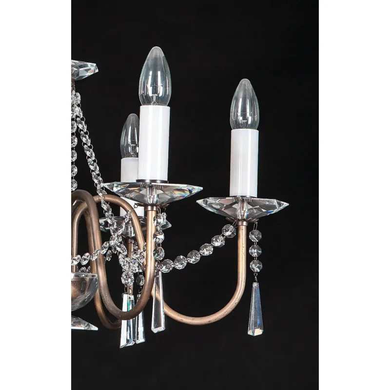 Candelabru Cristale, Bohemia, E14, EL010917603PT, Crystal