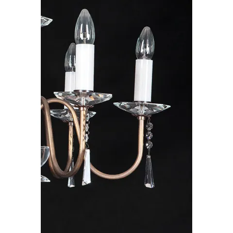 Candelabru Cristale, Bohemia, E14, EL010918603PT, Crystal