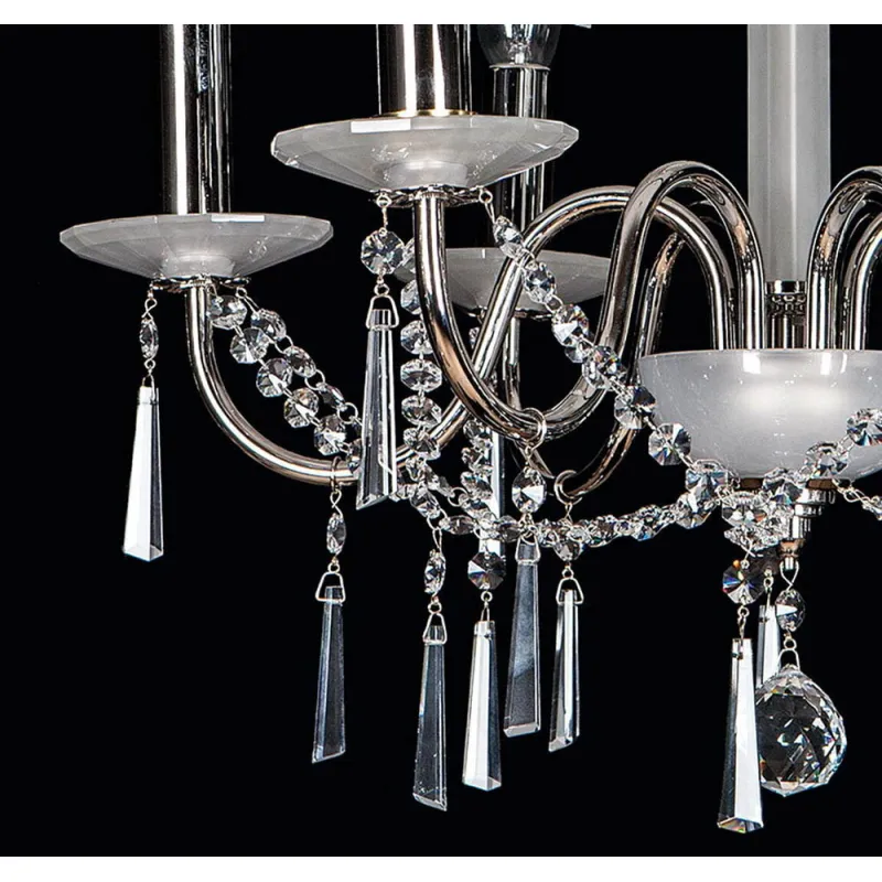 Candelabru Cristale, Bohemia, E14, EL010921603M, Crystal