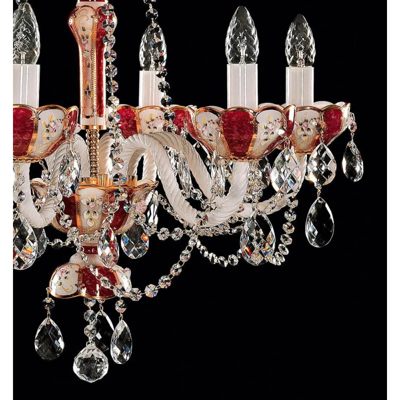 Candelabru Cristale, Clasic, Bohemia, E14, EL010973637, Crystal