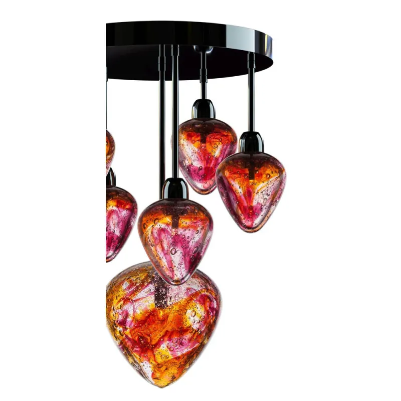 Pendul Modern, Bohemia, G4, EL010A06Red, Crystal