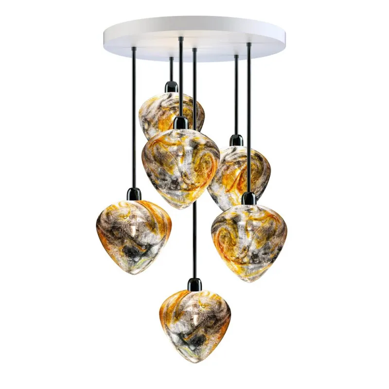 Pendul Modern, Bohemia, G4, EL010A06Yellow, Crystal