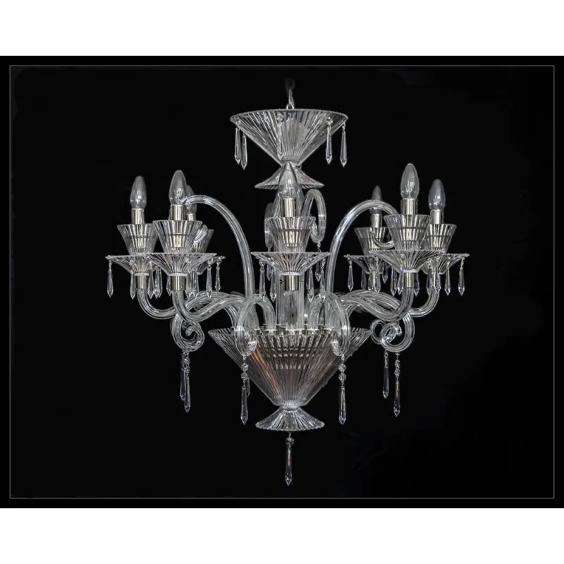 Candelabru Cristale, lux, Bohemia, E14, EL010B803, Crystal