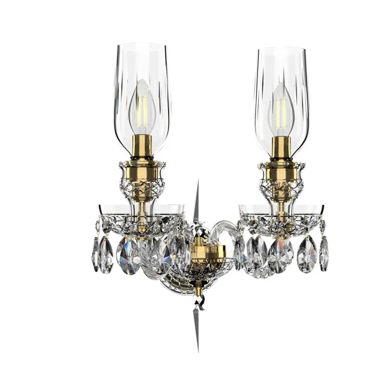 Aplica Cristale, Bohemia, E14, EN0106782W02AB3T, Crystal