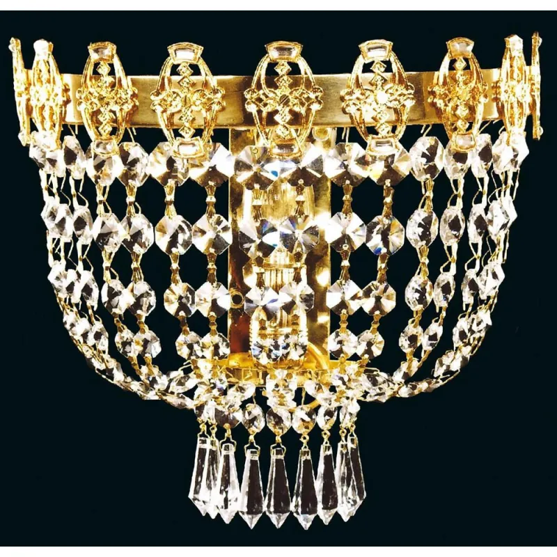 Aplica Cristale, Bohemia, E14, EN010715105, Crystal