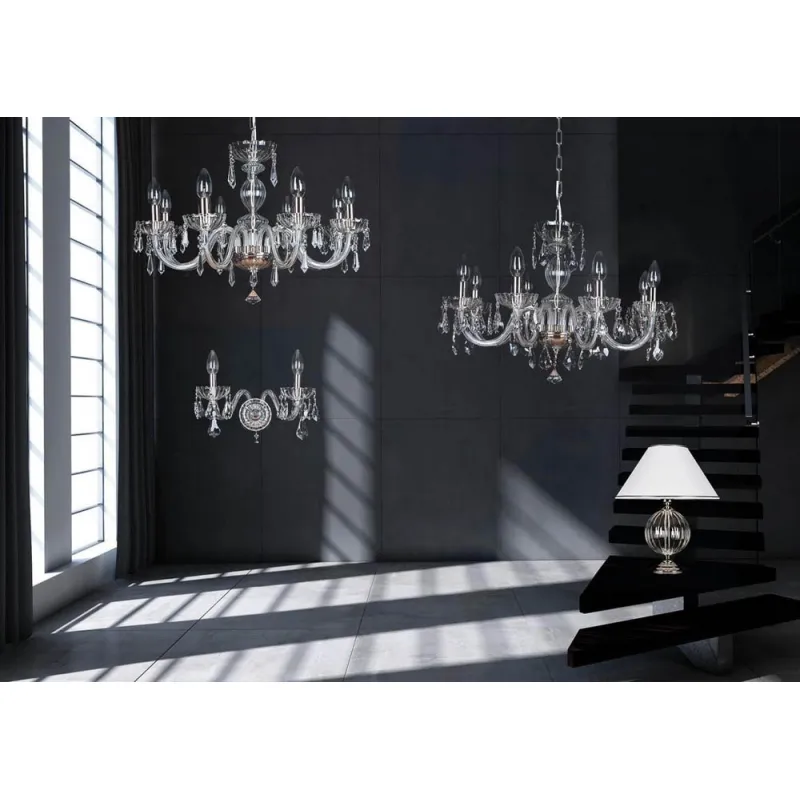 Veioza Cristale, Bohemia, E27, ES010250100, Crystal