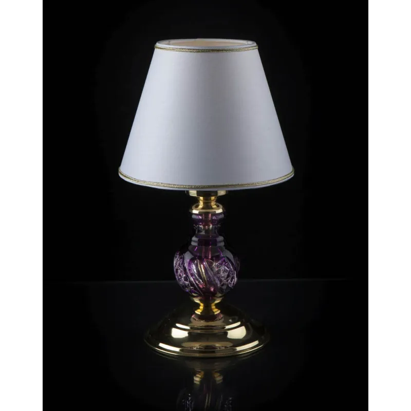 Veioza Cristale violet, Bohemia, E27, ES010624114, Crystal