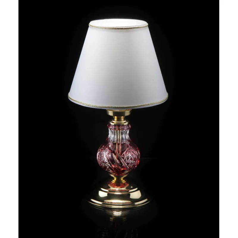 Veioza Cristale red, Bohemia, E27, ES010624117, Crystal