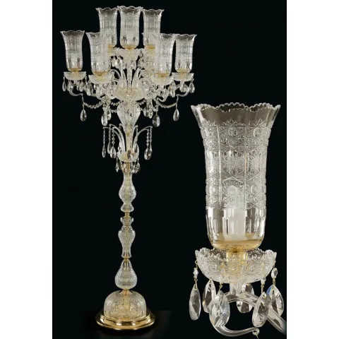 Lampadar Cristale, Bohemia, E14, ES010683902KT, Crystal