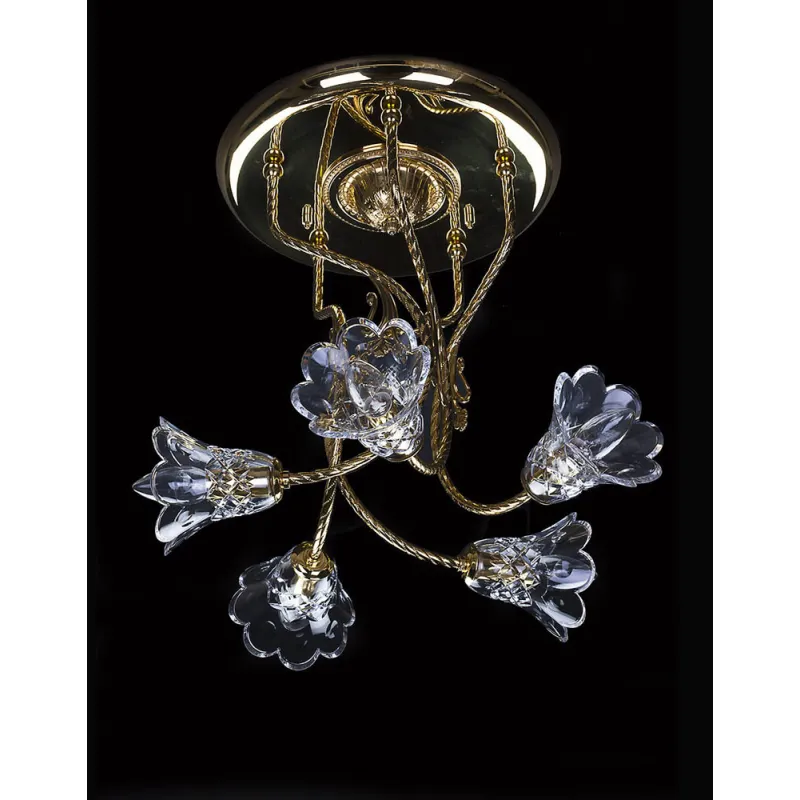 Candelabru Cristale, Bohemia, E14, L-010TUL-01, Crystal