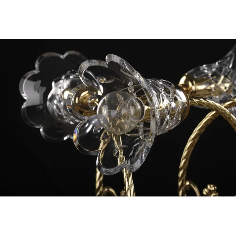 Candelabru Cristale, Bohemia, E14, L-010TUL-01, Crystal