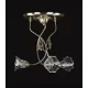 Candelabru Cristale, Bohemia, E14, L-010TUL-03, Crystal