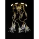 Candelabru Cristale, Bohemia, E14, L-010TUL-04, Crystal