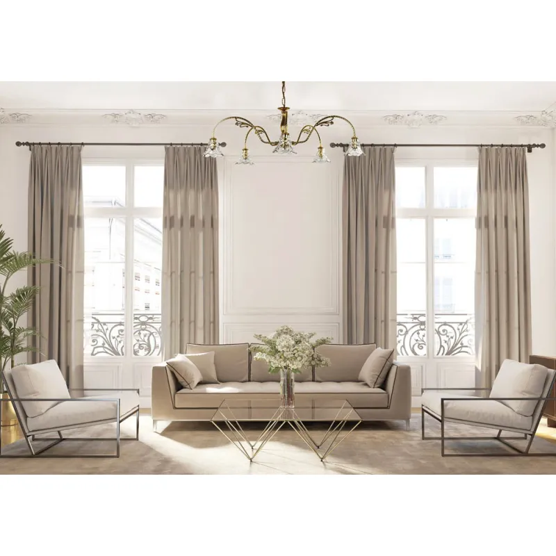 Candelabru Cristale, Bohemia, E14, L-010TUL-05, Crystal