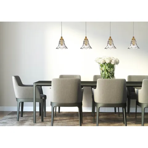 Candelabru Cristale, Bohemia, E14, L-010TUL-06, Crystal