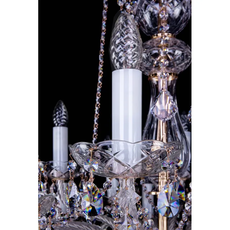 Candelabru Cristale, Large, Bohemia, E14, L001001CE, Crystal