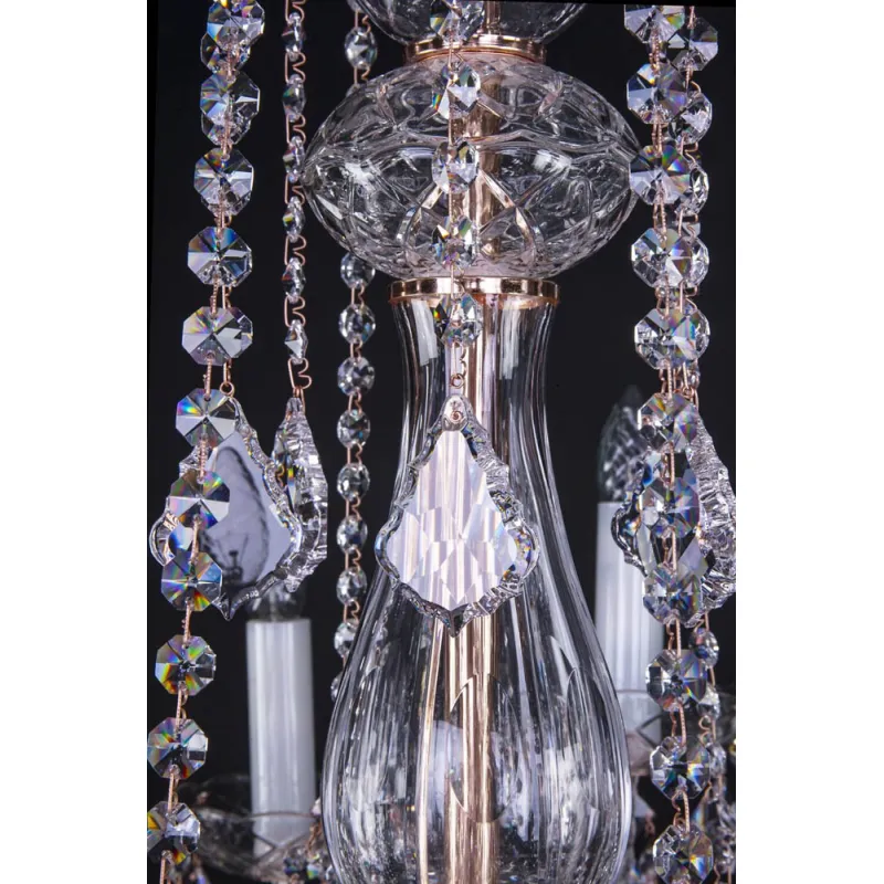 Candelabru Cristale, Large, Bohemia, E14, L001001CE, Crystal