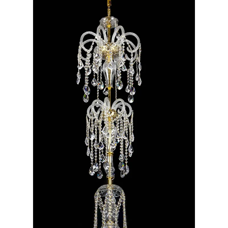 Candelabru Cristale, Large, Bohemia, E14, L001001CE, Crystal
