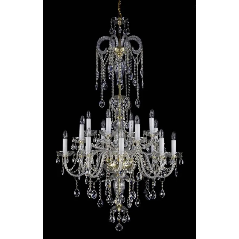 Candelabru Cristale, Bohemia, E14, L001002CE, Crystal