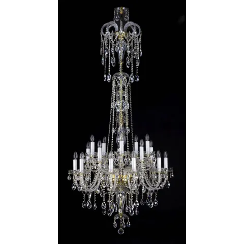 Candelabru Cristale, lux, Bohemia, E14, L001003CE, Crystal