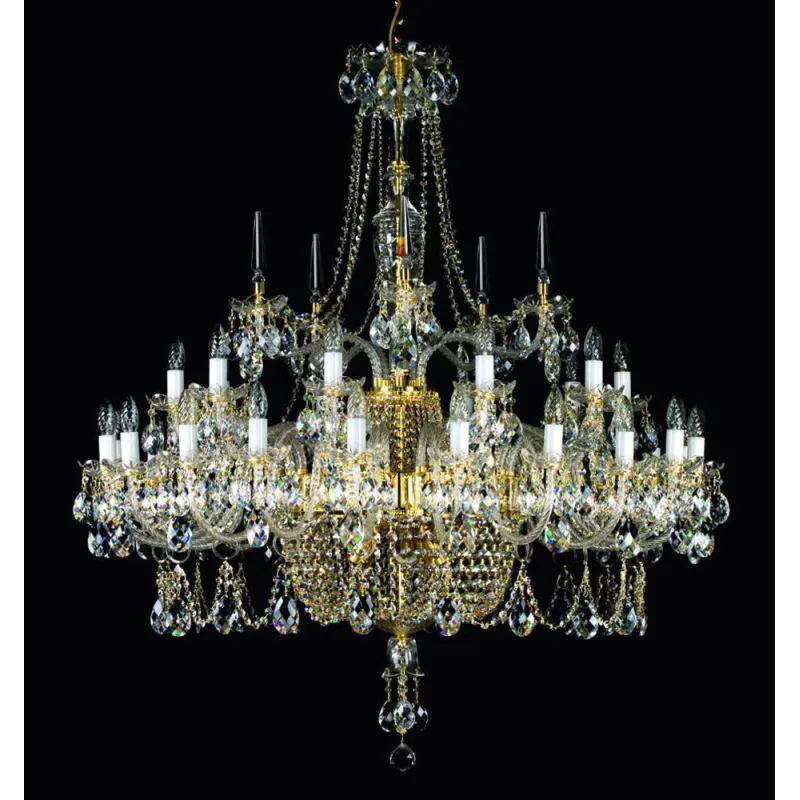 Candelabru Cristale, lux, Bohemia, E14, L001004CE, Crystal