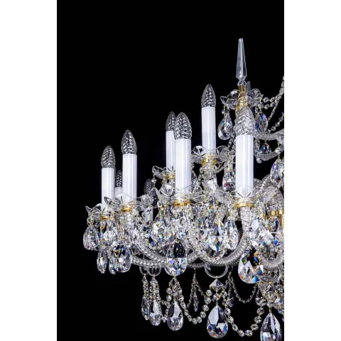 Candelabru Cristale, lux, Bohemia, E14, L001004CE, Crystal