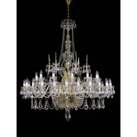 Candelabru Cristale, Bohemia, E14, L001005CE, Crystal