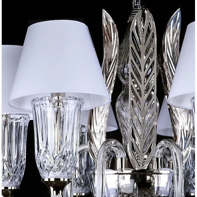 Candelabru Cristale, Abajururi, Bohemia, E14, L001016, Crystal