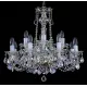 Candelabru Cristale, Sticla, Bohemia, E14, L001018CE, Crystal