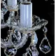 Candelabru Cristale, Sticla, Bohemia, E14, L001018CE, Crystal