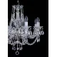 Candelabru Cristale, Sticla, Bohemia, E14, L001019CE, Crystal