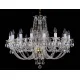 Candelabru Cristale, Sticla, Bohemia, E14, L001021CE, Crystal