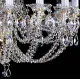 Candelabru Cristale, Sticla, Bohemia, E14, L001021CE, Crystal