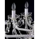 Candelabru Cristale, Sticla, Bohemia, E14, L001021CE, Crystal