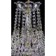 Candelabru Cristale, Sticla, Bohemia, E14, L001021CE, Crystal